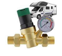 RV Water Pressure Regulator Lead-Free Adjustable Leak Proof Copper Valve
