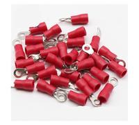 RV1.25-3 Red Ring Insulated Wire Connector Electrical Crimp Terminal RV1.25-3 Cable Wire Connector 100PCS RV1-3 RV