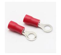 RV1.25-4 Red Ring Insulated Wire Connector Electrical Crimp Terminal RV1.25-4 Cable Wire Connector 100PCS RV1-4 RV