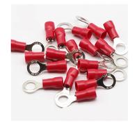 RV1.25-5 Red Insulated Crimp Ring Terminal Cable Wire Connector 100PCS/Pack RV1-5 RV