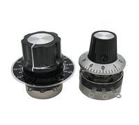 Rv24yn20s b103 - Potenciómetro lineal variable lineal giratorio de carbono y potenciómetro lineal de carbono, eje redondo WTH118-2W 10K Ohm con esfera con botón