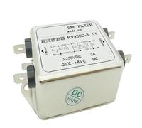 RV430D-3A DC potente filtro de sección dual 6V 12V 24V 36V 48V 64V 110V 220V 250VDC(Insert type)