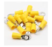 RV5.5-5 Yellow Ring insulated terminal cable Crimp Terminal 100PCS/Pack suit 4-6mm2 Cable Wire Connector RV5-5 RV