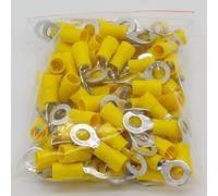 RV5.5-6 Yellow Ring insulated terminal cable Crimp Terminal suit 4-6mm2 Cable Wire Connector 100PCS/Pack RV5-6 RV