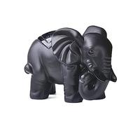 RVBLRDSE 1PC Obsidian Figurine Animal Dog Hand Carved Ornaments Crystal Polished Stones Gemstones Home Decoration Gift (Color : 55x43x38mm)