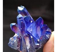 RVBLRDSE Aura Quartz Crystal Titanium Bismuth Silicon Cluster Home Decor