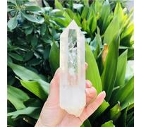 RVBLRDSE Beautiful Clear Lemurian Seed Quartz Point Cluster Crystal