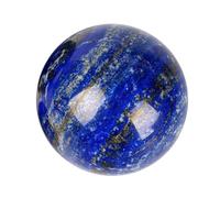 RVBLRDSE Blues Lapis Lazuli Crystal Sphere with Wooden Stand, Quartz Ball Magic Balls,Photography Props Decor for Divination Home Decoration,54~56mm