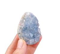 RVBLRDSE Crystal Cluster Stone Celestite Geode Gift Ornaments for Home Decoration,300-400g
