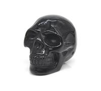 RVBLRDSE Crystal Skull Statue Obsidian Carving Ornament Witchcraft Supplies Decoration
