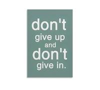 RVBLRDSE Inspirational Wall Art Poster, Encouraging Words Canvas Print for Living Room Decor, Motivational Quote Painting for Bedroom Office, Hanging Picture Artwork(Unframed,16x24inch(40x60cm))