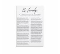 RVBLRDSE Our Family Mission Statement Poster, Quote Wall-Art, Rustic Canvas Print for Home, Bedroom Decor(Unframed,12x18inch(30x45cm))