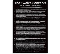 RVBLRDSE Step Concepts Poster Wisdom Courage Connection Wall-Art Canvas Print for Bedroom Quiet Corner(Unframed,08x12inch(20x30cm))