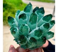 RVBLRDSE Stone Green Phantom Crystal Cluster Rough Splicing (750-800g)