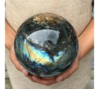 RVBLRDSE Stone Labradorite Quartz Moonlight Crystal Ball Stone(51-60mm)