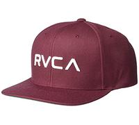 RVCA Adjustable Straight Brim Hat Sombrero, Gorra Snapback/Vino Rojo, Talla única para Hombre
