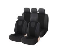 RVEVFBKBAL Auto Cojín Asiento Coche para Jeep para Wrangler para Sahara para Commander para Cherokee para Compass para Renegade para Grand Cherokee WK(5 Asientos - Negro)