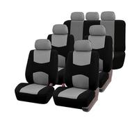 RVEVFBKBAL Auto Fundas Universales Asientos Coche para Dacia para Logan(7 Seats - Gray)