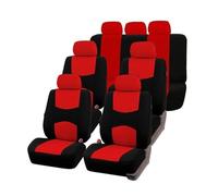 RVEVFBKBAL Auto Fundas Universales Asientos Coche para Dacia para Logan(7 Seats - Red)
