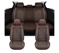RVEVFBKBAL Auto Fundas Universales Asientos Coche para Nissan para X Trail T31 T32 para Qashqai J10 J11 para Tiida para Versa para Teana J32 para Kicks(Juego Completo de café)