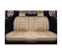 RVEVFBKBAL Auto Fundas Universales Asientos Coche para X5 E36 E39 E30 E83 E90 E60 E53 E34 E70 E71 E91 F10 F15 F30 F31 G30(Parte Trasera Beige)