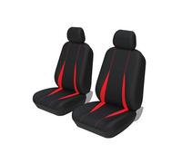 RVEVFBKBAL Auto para Citroën C1 2008 Fundas Universales Asientos Coche(Par Frontal Rojo)