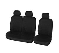 RVEVFBKBAL Auto Protector Fundas Asiento Coche para para Transit Custom 2+1(3 Plazas Negro)