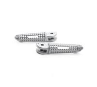 RVEVFBKBAL Estriberas Motocicleta para Triumph para Trident 660 2020 2021 2022 2023 2024 Reposapiés Delanteros para Motocicleta Accesorio para Pedales(Plata)