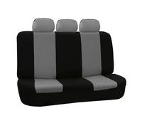 RVEVFBKBAL Fundas Asientos Coche Fundas Protectoras Asientos para R&enault para Master para Trafic(Gris con Negro 3 Piezas.)