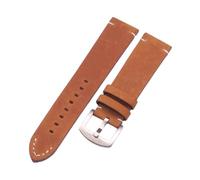 RVHAOODI 18 mm/20 mm/22 mm Mujeres correa genuina italiana hecha a mano para relojes mecánicos