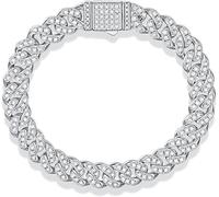 RVHAOODI 3.1CTTW MOISSANITE 8 mm para D Color Diamond 925 MOISSANITE de plata esterlina