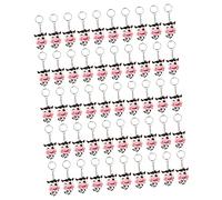 RVHAOODI 50pcs Elephant Key Chain Keychain Anillos de llavero Lanyard Bolsa de la cadena de elefante decoraciones de llave triste de llave Key Key Ornament Osnament Pendants Pendants Animal Key