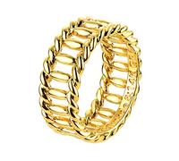 RVHAOODI Anillos de los ojos Evil Anillos de montaña Anillo apilable ANILLO ABIERTO CZ CZ Eternity Bands for Women