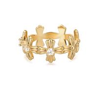 RVHAOODI ANILLOS PARA MUJERES CON CIRCA CUBICA COMBONIA CUBICA CON CROSS ANILLOS ANILLOS ANILLOS DE RETILLAS SIMPLES Regalos de joyería de dedos
