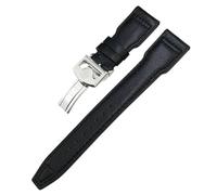 RVHAOODI Banda de reloj de cuero de cuero real grueso 20 mm 21 mm 22 mm para IWC Big Pilot Spitfire Top Gun IW5009 IW3777 Herramienta de correa de reloj de vaca
