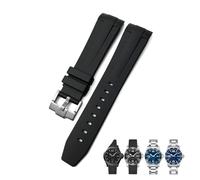 RVHAOODI Banda de reloj de goma de 21 mm para L3.781.4.9 Hydroconquest Conquest Black Blue Grey Green Watch Strap