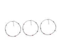 RVHAOODI Boho joyas color cuentas rojo casual turquesa mujer