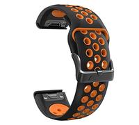 RVHAOODI Correa de silicona de 26mm para reloj Fenix 6X 6 Pro 5X 5 Plus Descent Mk1 MK2i D2 de 22mm, pulsera de liberación rápida de fácil ajuste