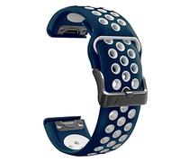 RVHAOODI Correa de silicona de 26mm para reloj Fenix 6X 6 Pro 5X 5 Plus Descent Mk1 MK2i D2 de 22mm, pulsera de liberación rápida de fácil ajuste