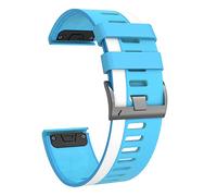 RVHAOODI Corturas de pulsera de banda para vigilancia para Fenix 7 7x 5 5x 3hr 6x 6 Pro 26 22 mm Smart Watch Smart Silicone Silicone Easyfit Wutfit Band