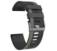 RVHAOODI Corturas de pulsera de banda para vigilancia para Fenix 7 7x 5 5x 3hr 6x 6 Pro 26 22 mm Smart Watch Smart Silicone Silicone Easyfit Wutfit Band