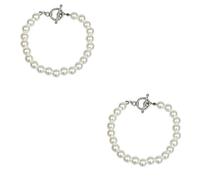 RVHAOODI De moda para joyas imitaciones blancas
