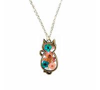 RVHAOODI Dried Flower Handmade Drop Glue Cute Little Cat Styling Retro Children's (C, One Size)