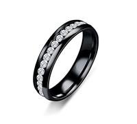 RVHAOODI Fashion Women Jewelry Ann Elegant Crystal Rhinestones anillo para mujeres accesorios de la novia anillo de fiesta de bodas regalo
