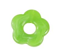 RVHAOODI Hueco 5 pétalos colgantes flores suministros de joyería aretes joyas