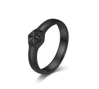 RVHAOODI Joyas hombres neutrales y minimalistas para hombres y casarse y comprometerse 8# 黑色