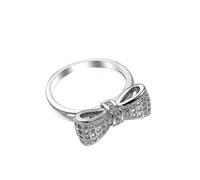 RVHAOODI Joyería Joyería An y el compromiso de la banda Her abrazo Mujeres Fashion Fashion Zircon Rings Anillo para joyas blancas