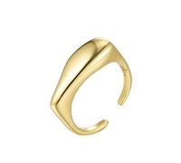 RVHAOODI joyería para todos los partidos geométricos simples anillo inspirado hembra viento frío retro caída de agua irregular damas rin