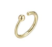 RVHAOODI joyería para todos los partidos geométricos simples anillo inspirado hembra viento frío retro caída de agua irregular damas rin