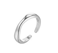 RVHAOODI joyería para todos los partidos geométricos simples anillo inspirado hembra viento frío retro caída de agua irregular damas rin